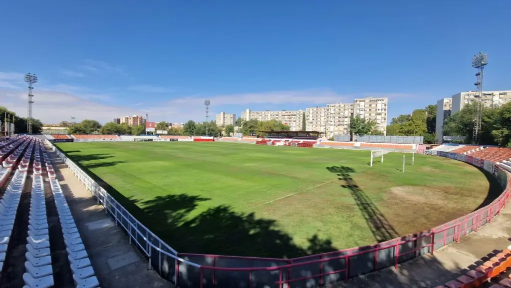 Imagen del Estadio Municipal El Var en el que se enfrentarán en la primera eliminatoria de la Copa del Rey, la RSD Alcalá y el Club Deportivo Tenerife 