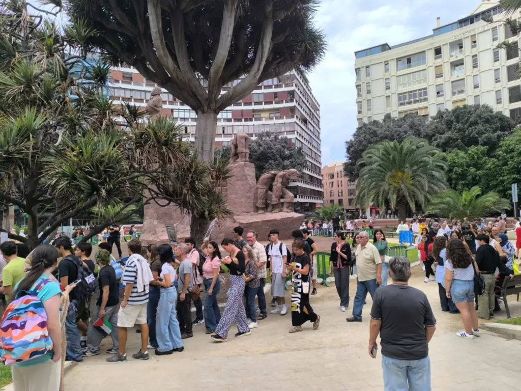 Los estudiantes en Canarias piden contundencia contra Israel y muestran su apoyo al pueblo palestino