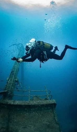 El fondo marino de El Hierro ha servido de ejercicio para la Unidad de Buceo de Canarias en la búsqueda de restos arqueológicos o la detección de explosivos 