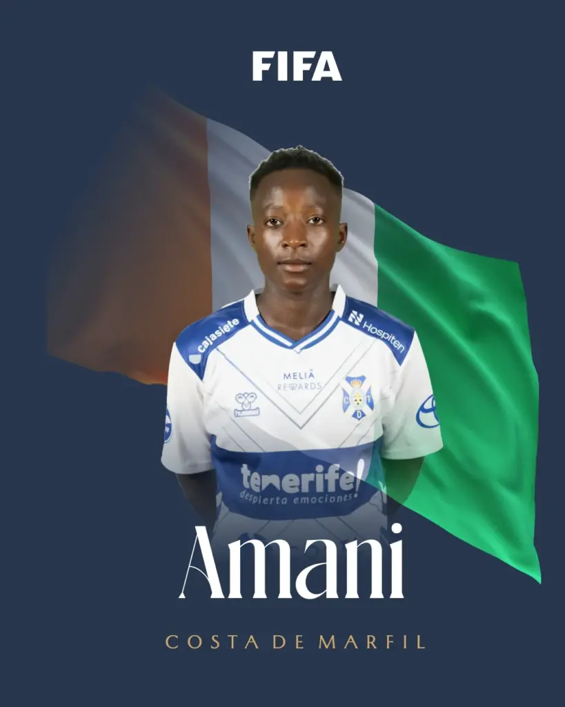 Amani jugadora del CD Tenerife Femenino