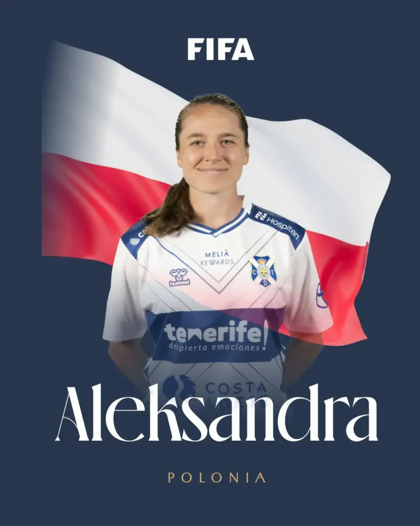 Aleksandra Zaremba, jugadora del CD Tenerife Femenino 