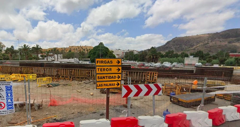 Las modificaciones de la carretera GC-20, cierres y desvíos ,se realizarán el domingo 2 de noviembre y lunes 3 de noviembre / Google Maps 