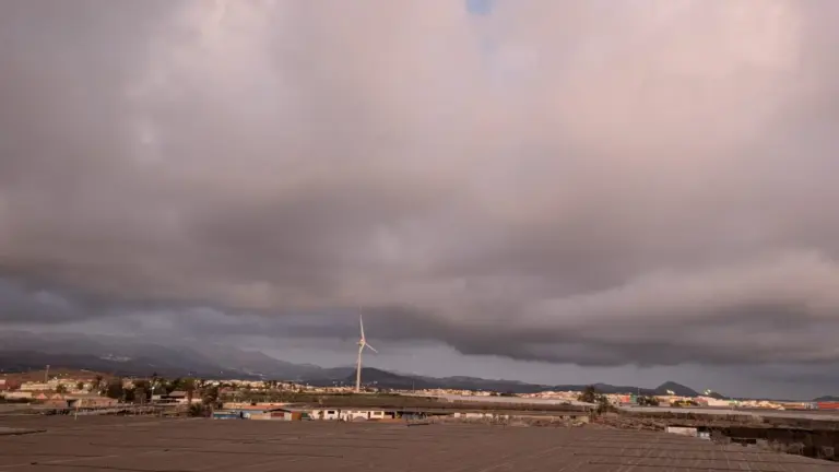 Llegan las primeras lluvias de otoño a Canarias