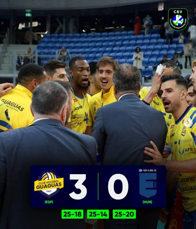 El Guaguas no da opción al MÁV Elöre y accede a la segunda ronda de Liga de Campeones