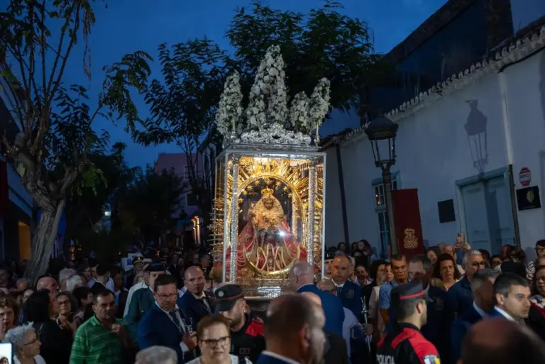 Paradas y horarios de las guaguas gratis para los peregrinos de la Virgen de las Nieves