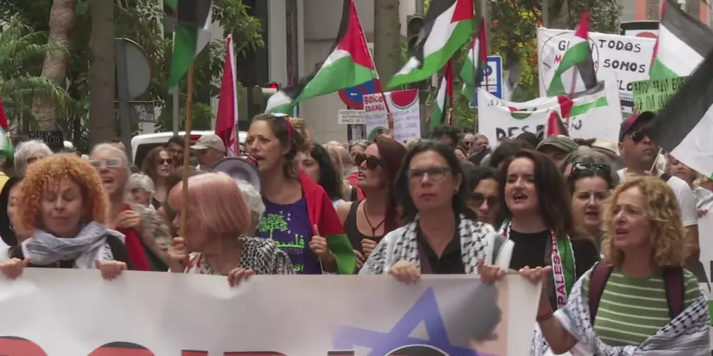 Canarias se suma a las manifestaciones pro Palestina