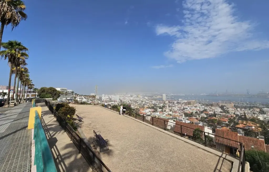 Calima en Las Palmas de Gran Canaria a principios de semana. Imagen RTVC