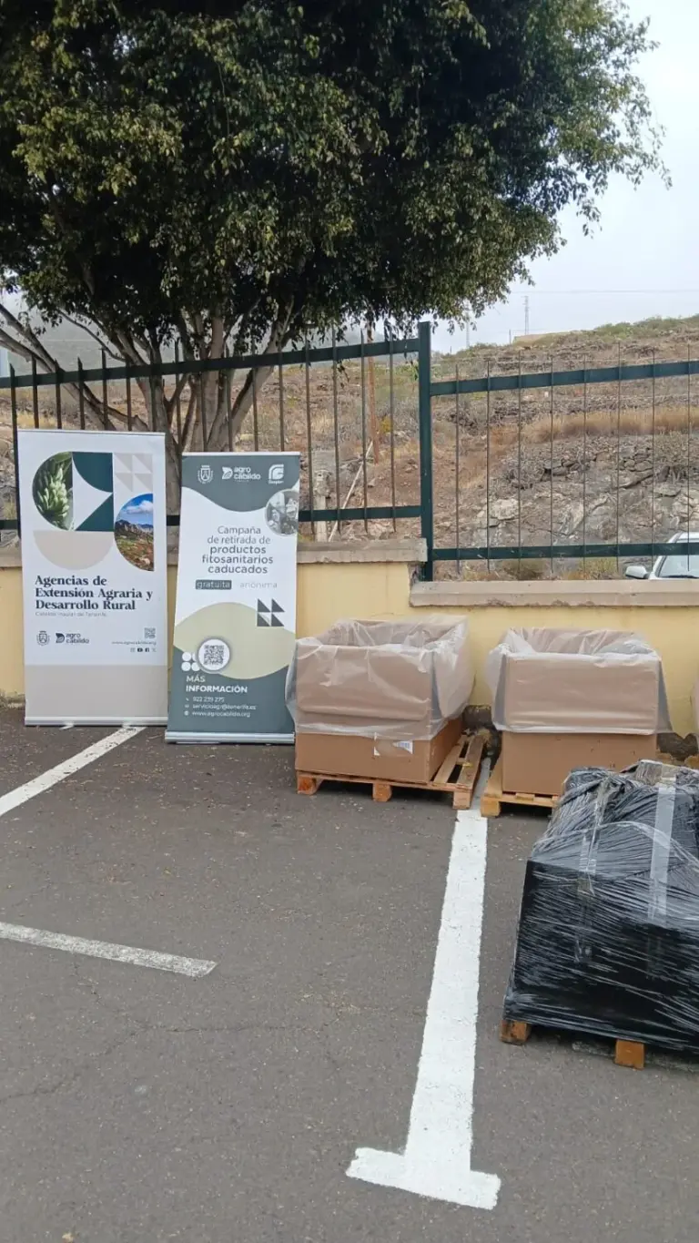 El Cabildo de Tenerife recoge más de 8.000 kilos durante la campaña de retirada de residuos de productos fitosanitarios