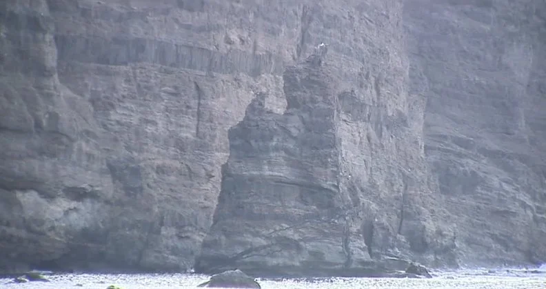 Estado en el que quedó el Dedo de Dios tras el paso de la tormenta. Imagen RTVC
