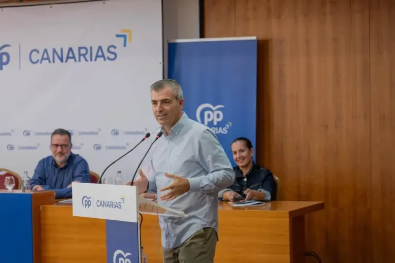 Domínguez(PP) dice que Canarias «no puede seguir penalizada» por el Gobierno de España