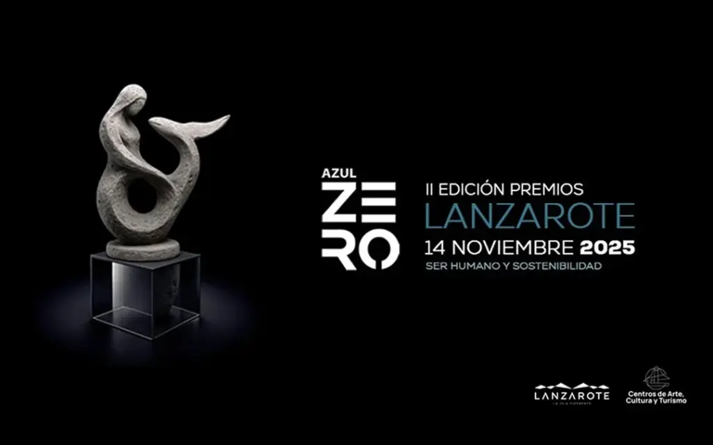 Cartel de la II edición de los Premios Azul Zero.