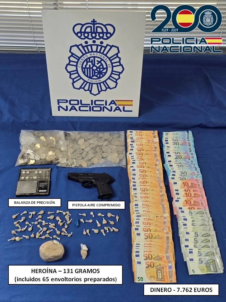 Material incautado durante la operación 'Good Morning'