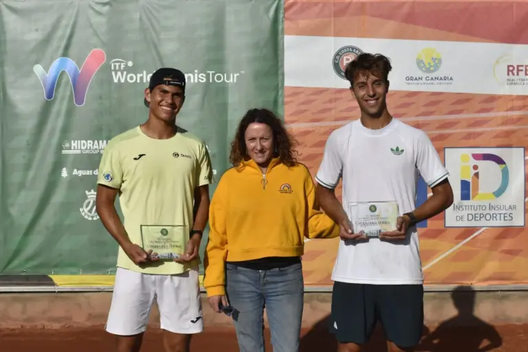 Ya hay ganadores de dobles y finalistas de ITF M15 Las Palmas de Gran Canaria
