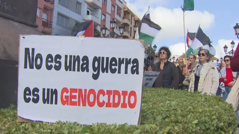 Diversos puntos de Canarias se unen a las movilizaciones por Palestina