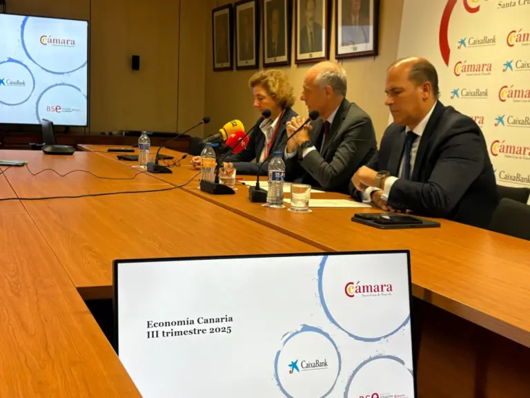 La Cámara de Comercio sitúa el crecimiento de Canarias en el 3,5% para 2025