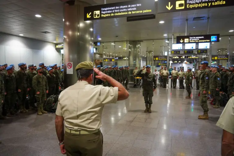 Se completa el regreso de la Brigada Líbano XLIII a Gran Canaria