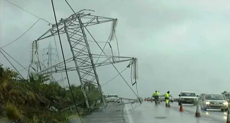 Se cumplen 20 años del paso de la tormenta tropical Delta por Canarias
