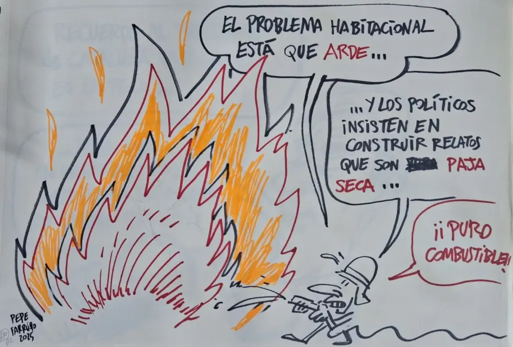 El incendio de una vivienda en Arona revela la situación de insalubridad e infravivienda en la que vivían los residentes del edificio