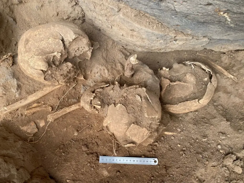 Excavación en necrópolis de Ayraga