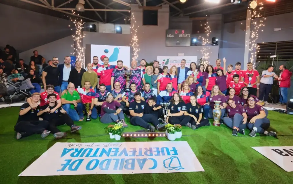 Lajares acoge con éxito la Super Copa de Bola Canarias, un evento único en el Archipiélago