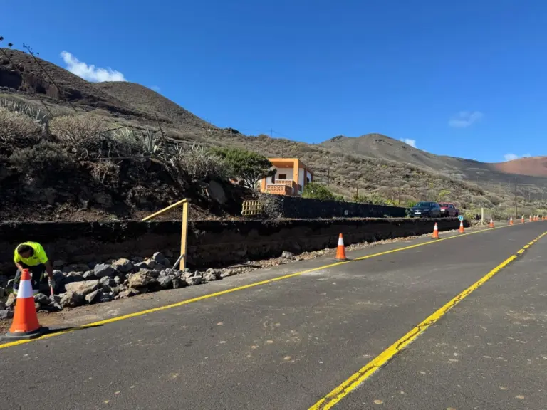 Comienzan las obras en la carretera del aeropuerto de El Hierro