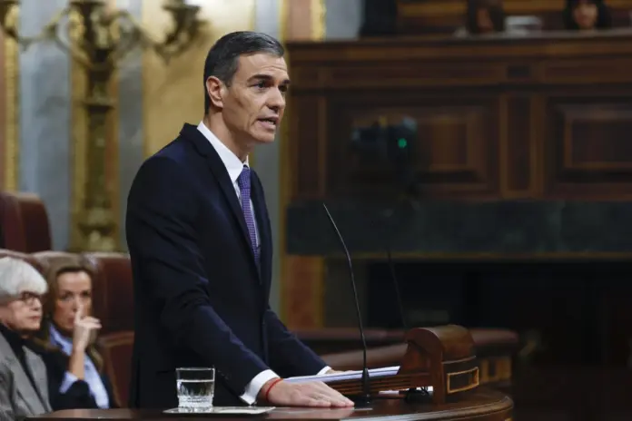 Comparecencia de Pedro Sánchez en el Congreso de los Diputados. EFE/ JJ Guillen