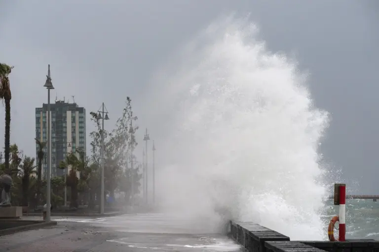 Galería de imágenes de la borrasca Claudia en Canarias