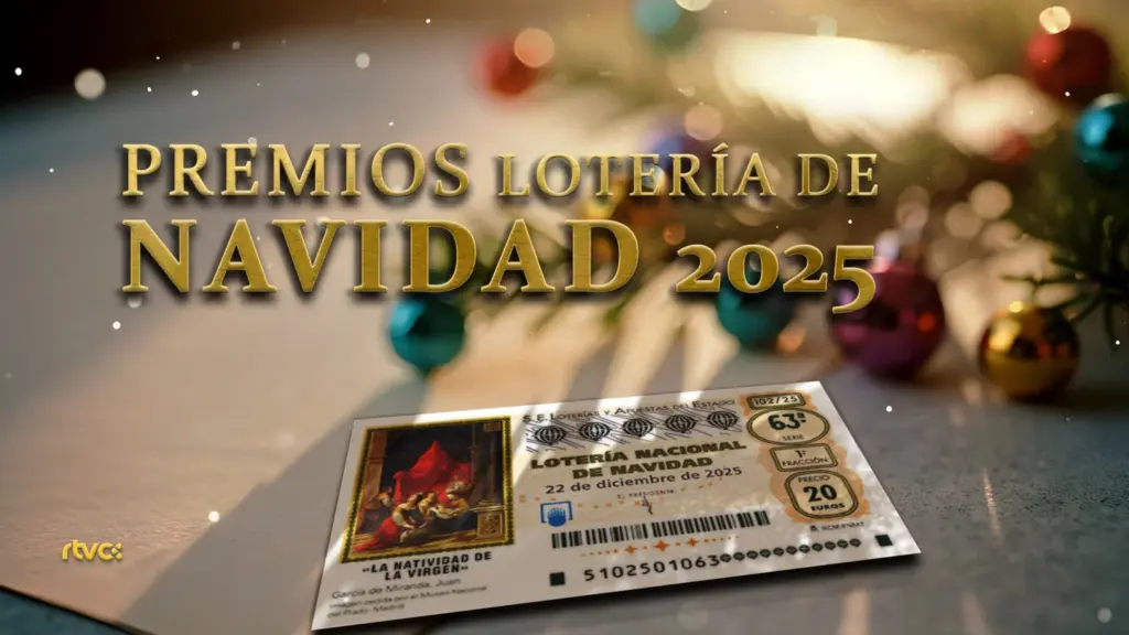 Premios Lotería de Navidad 2025 en RTVC