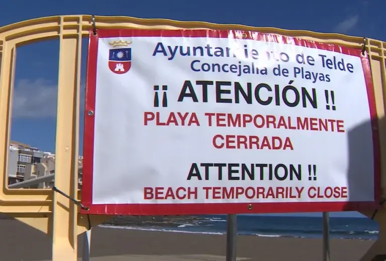 Seis playas continúan cerradas en Gran Canaria por contaminación