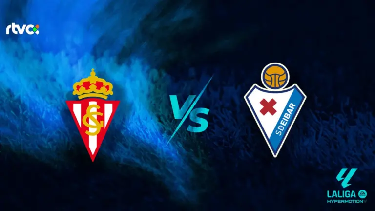 Sporting Gijón vs SD Eibar: horario, alineaciones y minuto a minuto | LaLiga Hypermotion 25-26