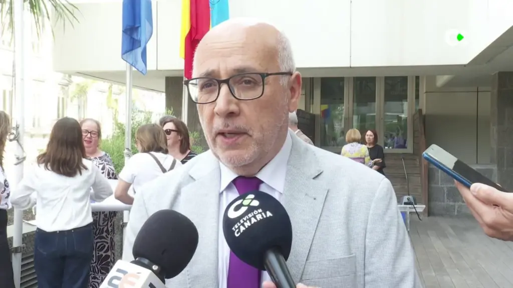 Combatir la violencia hacia la mujer en el espacio digital, apuesta del Cabildo de Gran Canaria. En la imagen, el presidente del Cabildo de Gran Canaria, Antonio Morales. RTVC.