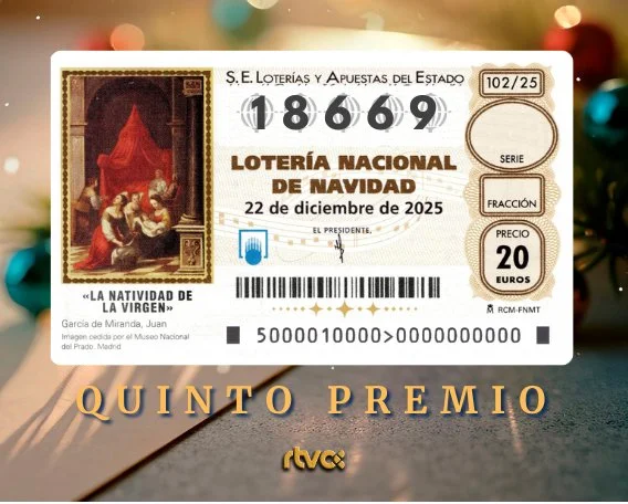 18669 quinto premio último premio destacado del sorteo