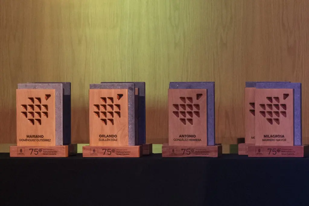 Premios en homenaje a las personas que han contribuido a la reforestación del campo en Gran Canaria