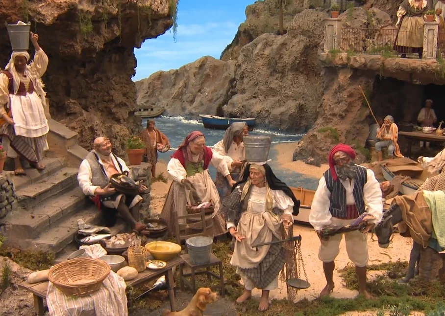 El belenista Fernando Benítez presenta el Belén que ha creado para Presidencia del Gobierno con una especial vinculación a la tradición marina de las islas