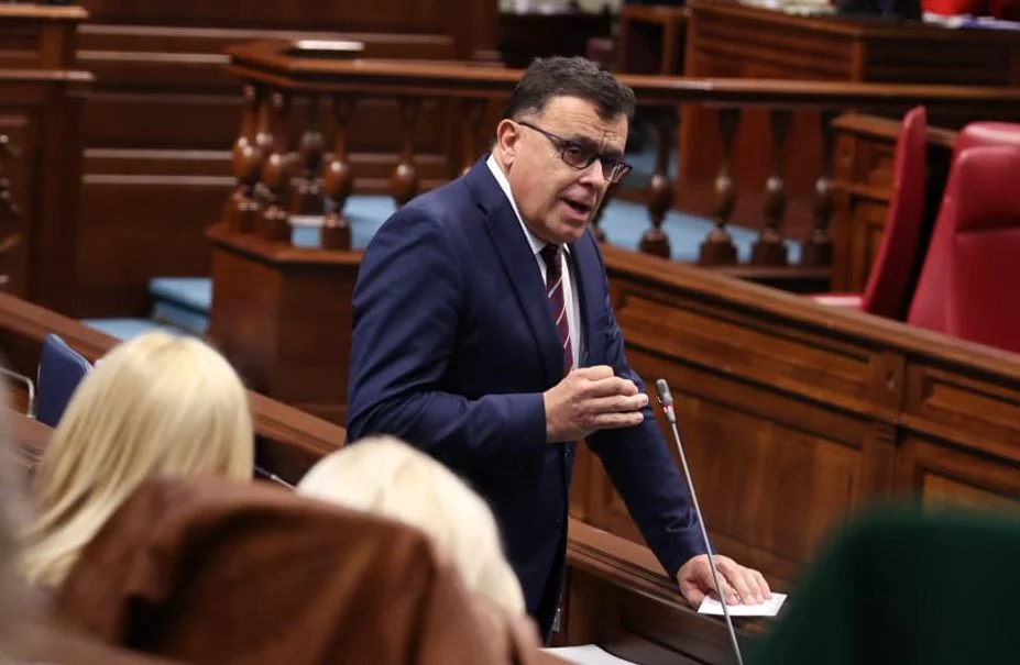 Manuel Miranda, consejero de Política Territorial, Cohesión Territorial y Aguas. Imagen Gobierno de Canarias