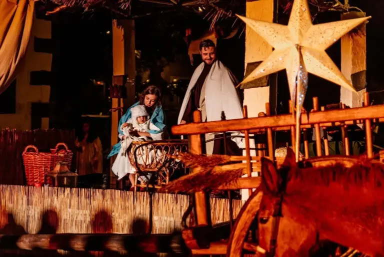 Tamaraceite representa su Belén Viviente