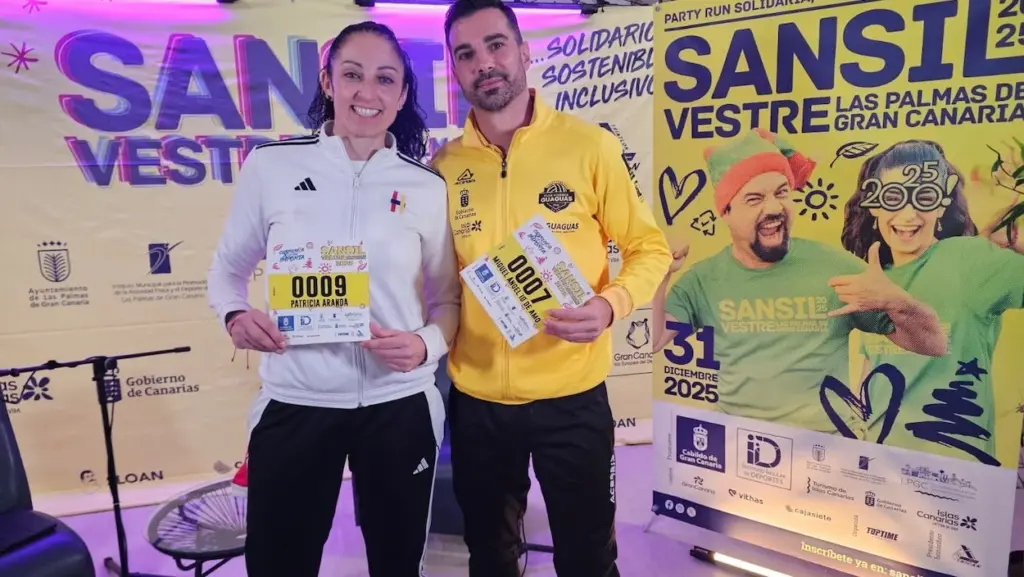 La élite del voleibol, Patricia Aranda y Miguel Ángel de Amo, confirmados en la San Silvestre de Las Palmas de Gran Canaria
