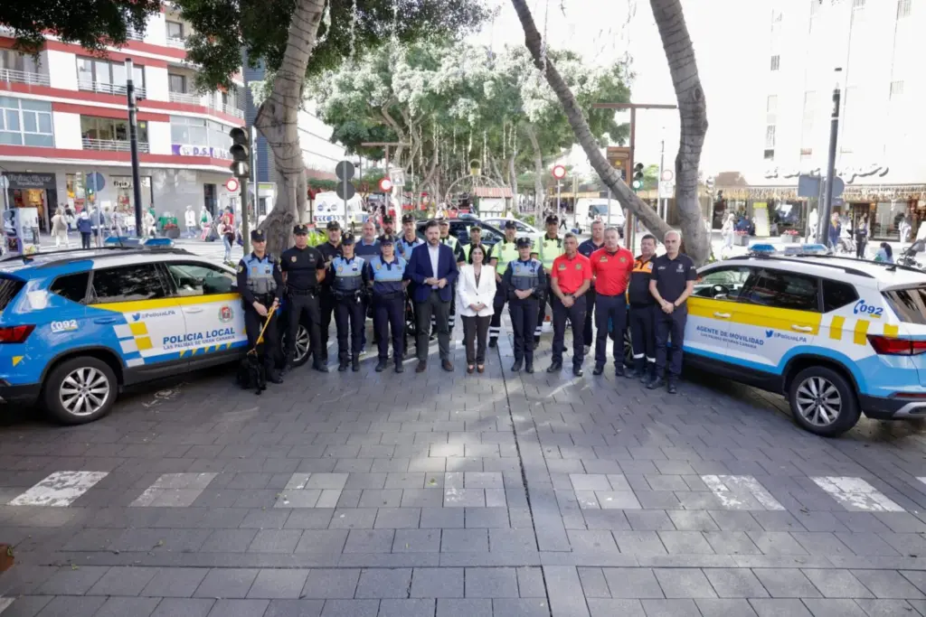 Dispositivo de seguridad y tráfico desde Navidad hasta rebajas en Las Palmas de Gran Canaria. Ayuntamiento de Las Palmas de Gran Canaria.