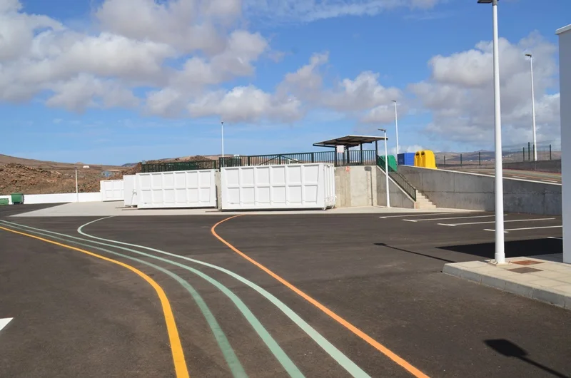 Punto limpio de Arrecife. Imagen cedida por el Cabildo de Lanzarote