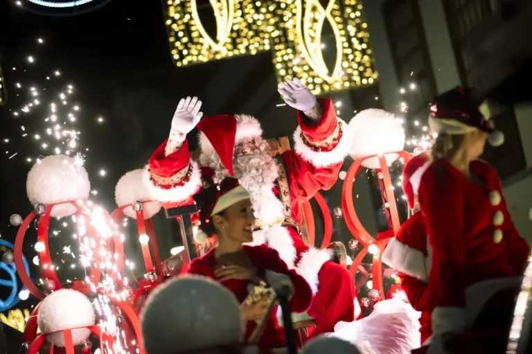 Papá Noel llega en carroza a La Laguna