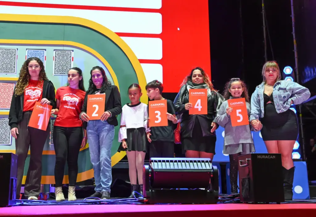 En la imagen, el orden de participación de las comparsas infantiles