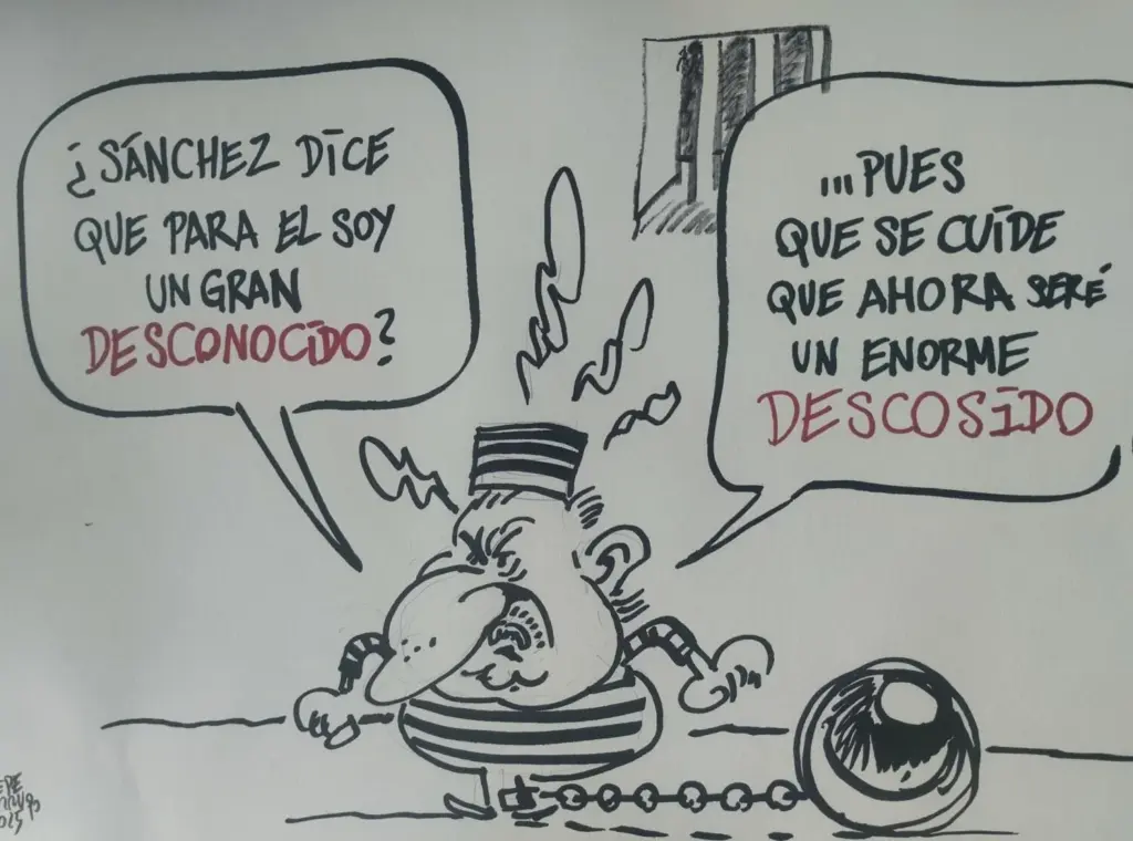 Farruqo, viñeta Ábalos en prisión. 3 de diciembre 2025