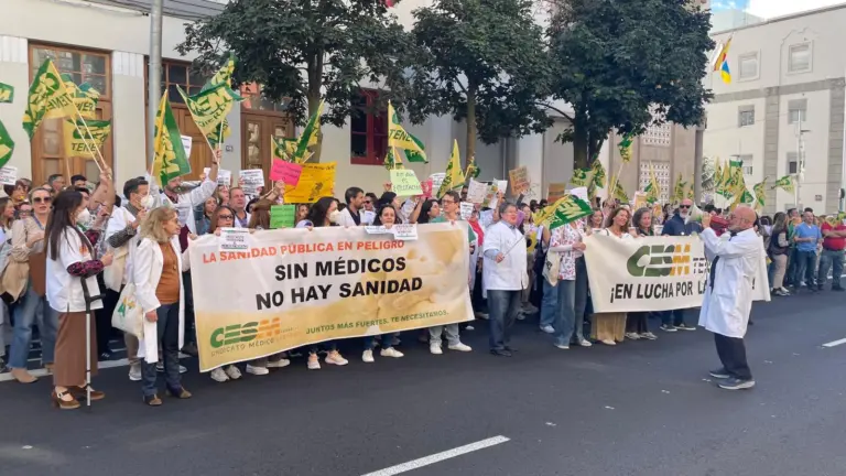 Tercer día de huelga del colectivo médico en Canarias