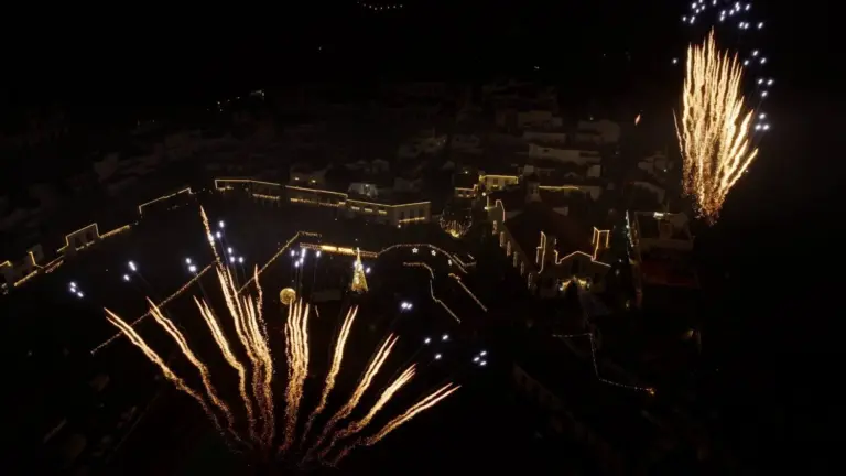 Tejeda ya brilla como nunca y se convierte en la sede nacional de la Navidad