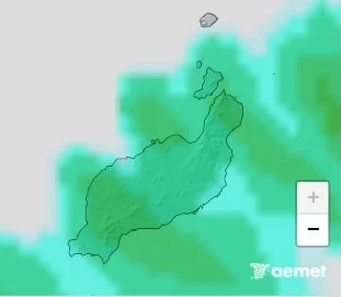 Previsión de lluvias en Lanzarote y La Graciosa por el paso de la Borrasca Emilia