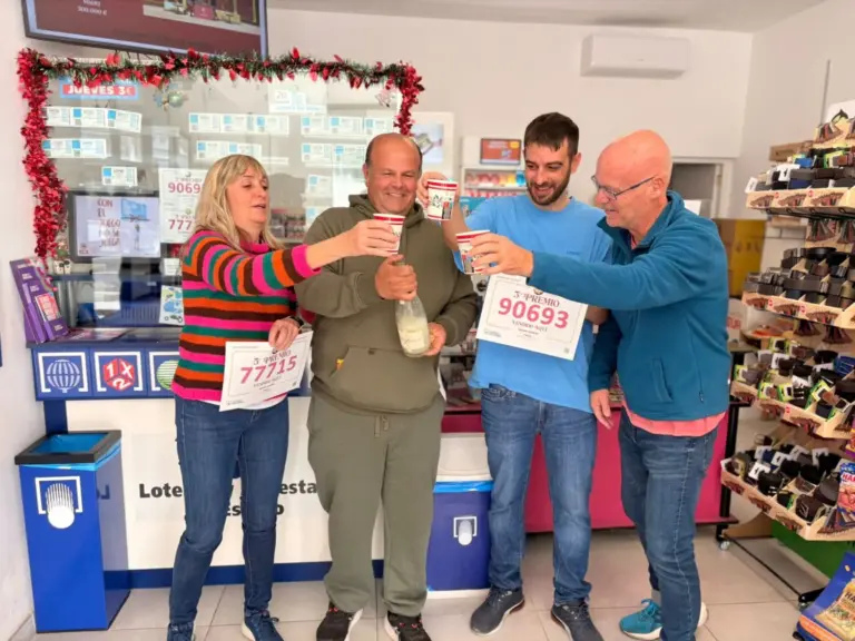 Canarias se lleva 4,6 millones en cuatro de los grandes premios de la Lotería de Navidad