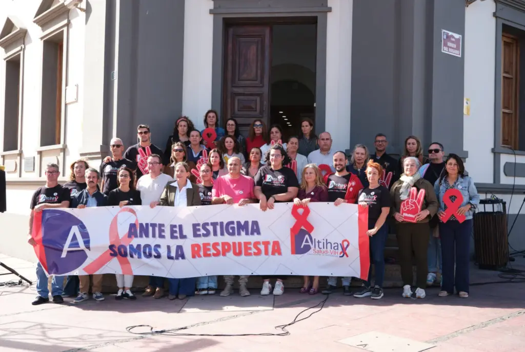 Fuerteventura se ha unido al Día Mundial del Sida haciendo extensivo el mensaje de ALTIHAY "ante el estigma, la respuesta es la prevención, la información y el cuidado”