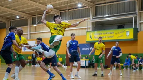 El Balonmano Gáldar comienza el año con una victoria ante el Bueu