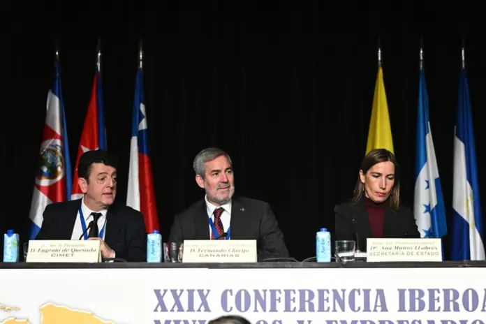 El presidente canario en la Conferencia Iberoamericana de Ministros y Empresarios de Turismo (CIMET). Imagen Gobierno de Canarias