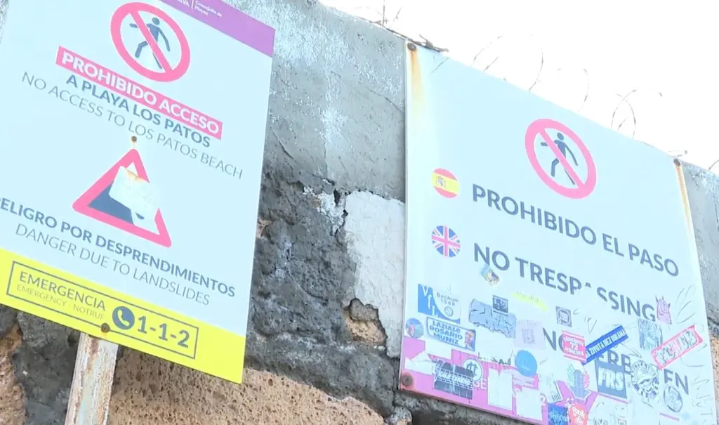 Multas de hasta 1.500 euros por saltarse los cierres de playas y accesos costeros en Tenerife